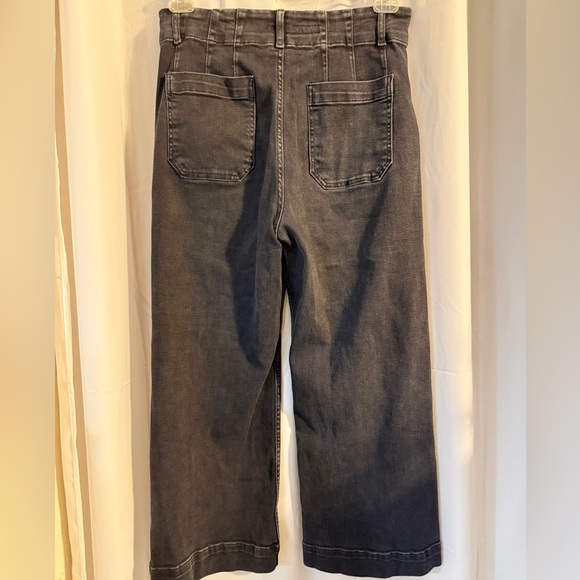 Pilcro The Skipper Black Jeans | Cropped Flare | Size 29 - Picture 6 of 11